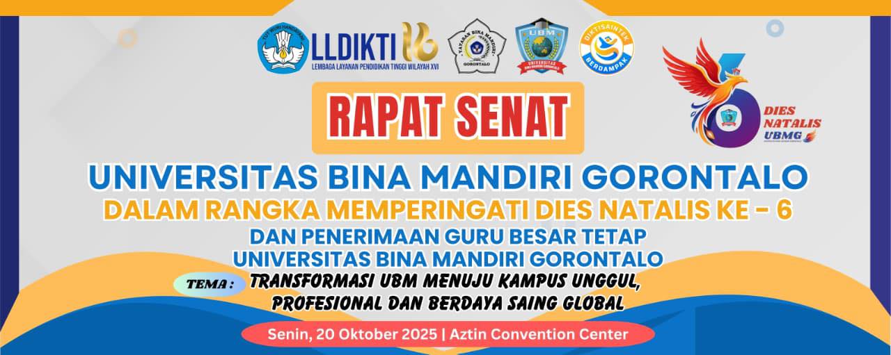 Rapat Senan Universitas Bina Mandiri Gorontalo